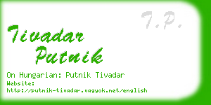 tivadar putnik business card